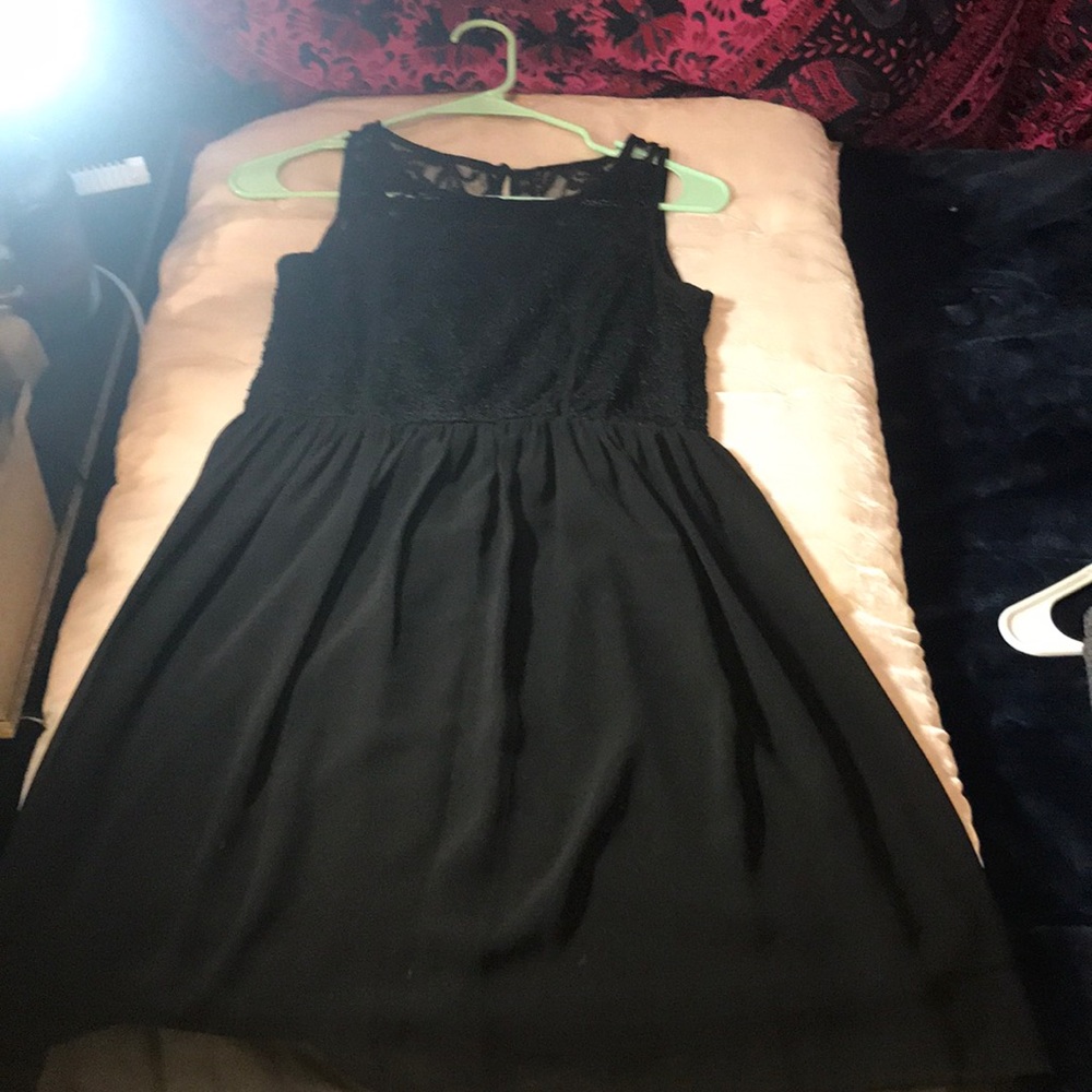Black short formal dress